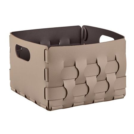 ADJ Корзинка Dubai, 25x25xH20 см., цвет: капучино/шоколад, артикул 2044.04/06