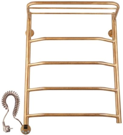 Электрический полотенцесушитель Secado Агата 3 50х80 с полкой Бронза, артикул Агата 3 50х80 э