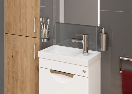 Тумба Onika Комо 45 подвесная, белая (ум. Фостер 45), артикул 104507