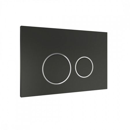 Клавиша смыва Maretti Elena AC12EA-564, черный/хром, артикул AC12EA-564