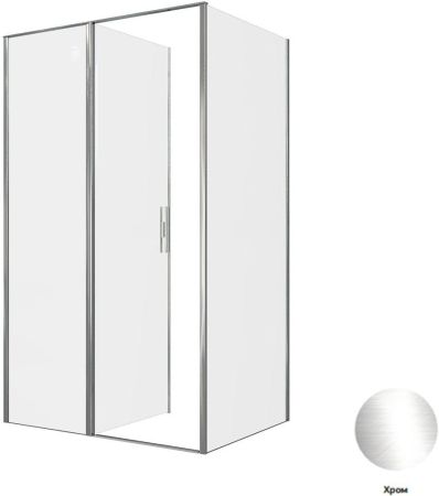 Душевой уголок Allen Brau Priority 120x90 3.31031.00 + 3.31043.00 хром, артикул 3.31031.00 + 3.31043.00