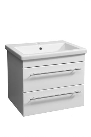 Тумба подвесная "Ванесса 60", 2 ящ., Сомо 60