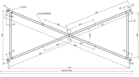 Акриловая ванна Aquanet Grace 180x80 (с каркасом), артикул 00292067