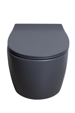 Крышка-сиденье для унитаза Allen Brau Fantasy Smartfix, Soft-Close 4.11005.AN антрацит, артикул 4.11005.AN