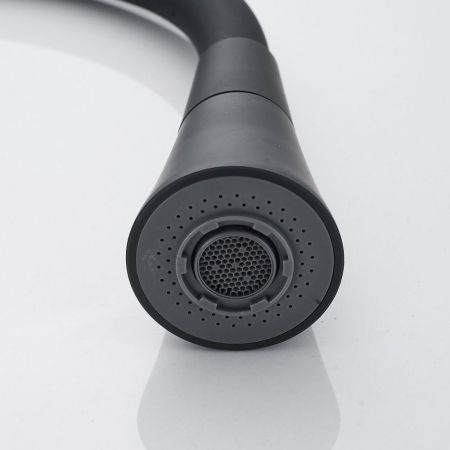 Смеситель для кухни с гибким изливом Raffine F313H-3, черный