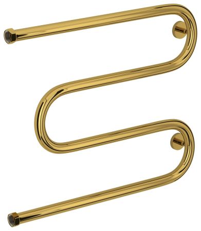 Полотенцесушитель водяной "М-обр.+" 500х650 Н. Г. 1" (Золото)