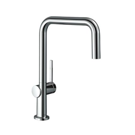 Смеситель для кухни, Hansgrohe, Talis M54, тип открывания воды-однорычажный, тип регулирования воды-керамический картридж, монтаж-на раковину/столешницу, отверстия для монтажа-1, высота, мм-339, вынос излива, мм-216, тип излива-поворотный, стандарт подвод, артикул 72806000