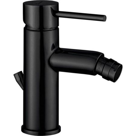 Emmevi Piper, однорычажный смеситель для биде с донным клапаном, цвет черный матовый, артикул 45004/NEO
