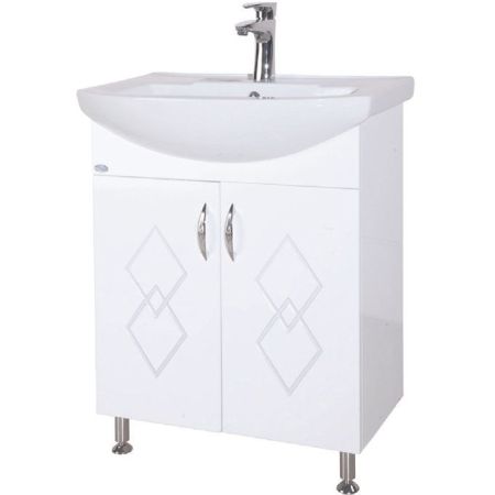 Тумба под раковину Bellezza Элеганс 60 4638609240013 Белая, артикул 4638609240013