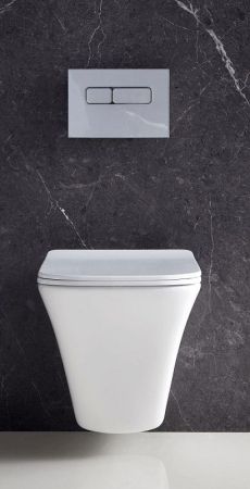 Унитаз BelBagno Marmi BB052CHR подвесной без сиденья, артикул BB052CHR