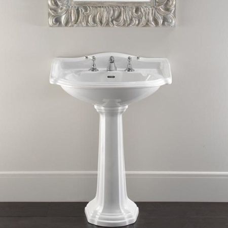 Devon Oxford Пьедестал для раковины, цвет: белый