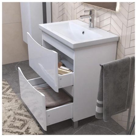 Тумба с раковиной напольная VIGO Glem  323-com, 70 см, артикул 323-com