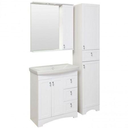 Тумба под раковину Runo Мерида 70 4620750028664 Белая