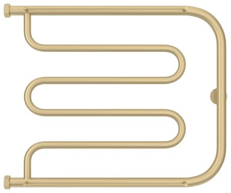 Полотенцесушитель водяной "Лира+" 2П 500х650 Н. Г. 1" (Матовая шампань), артикул 022-4012-5065