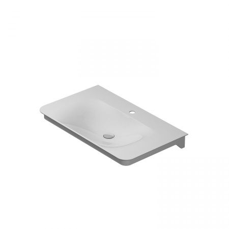 M30WPC0801WG Sensation, раковина мебельная , искусственный мрамор, 80 см, встроенная в столешницу, б