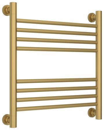 Полотенцесушитель водяной "Богема+" прямая 500х500 (Матовое ЗОЛОТО)