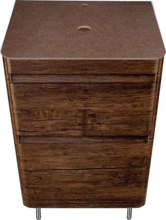 Тумба напольная "Атлантика 60", Люкс старое дерево, PLUS, артикул СС-00002207