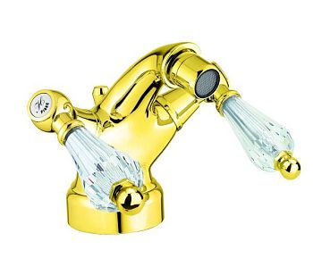 Смеситель для биде Fiore GIOIELLI (SWAROVSKI®) 08OO0632, золото