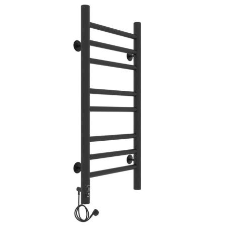 Полотенцесушитель электро "Лаванда ЧКЧ П8 300х700", черный муар, левый