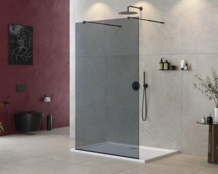 Душевая перегородка CEZARES LIBERTA-L-2, артикул LIBERTA-L-2-110-BR-NERO