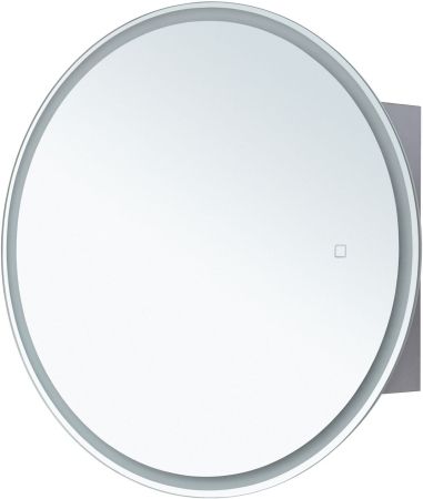 Зеркальный шкаф Aquanet Оптима 80 белый, с LED подсветкой