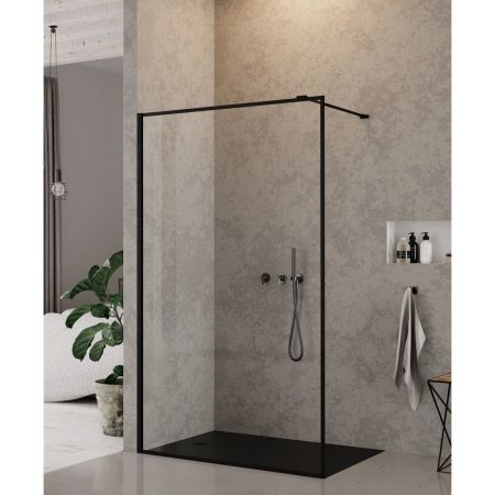 Душевое ограждение NEW TRENDY NEW MODUS BLACK 60x200 EXK-1925 (черный), артикул EXK-1925