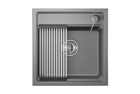 Кухонная мойка Granula 5002, АЛЮМИНИУМ, артикул 5002, АЛЮМИНИУМ