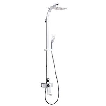 Душевая система Lemark Melange LM4962CW Хром Белый