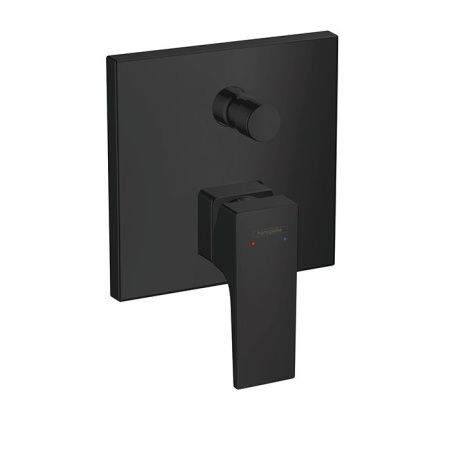Смеситель для душа, Hansgrohe, Metropol, тип открывания воды-однорычажный, тип регулирования воды-керамический узел смешивания, тип установки-встраиваемый, внутренняя часть-необходимо заказать, цвет-черный матовый, регулируемое ограничение температуры, с  Смеситель для душа, Hansgrohe, Metropol, тип открывания воды-однорычажный, тип регулирования воды-керамический узел смешивания, тип установки-встраиваемый, внутренняя часть-необходимо заказать, цвет-черный матовый, регулируемое ограничение температуры, с
