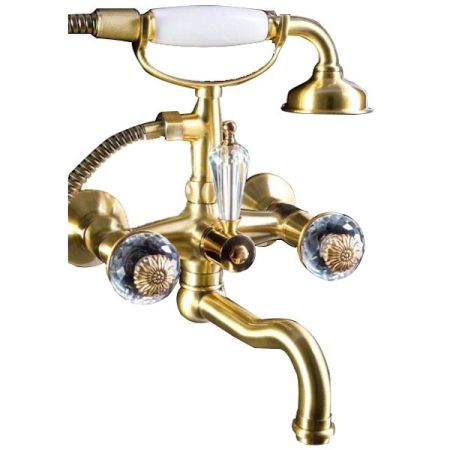 Смеситель для ванны (душевой комплект)FLORA, бронза_Комплект, артикул 313-FL