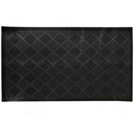 Коврик для входной двери Fora 40х60 FOR-DOOR03 Ромбы Черный