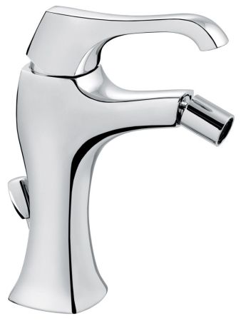 Emmevi Ares, однорычажный смеситель для биде с донным клапаном, цвет хром, артикул 76004/CR