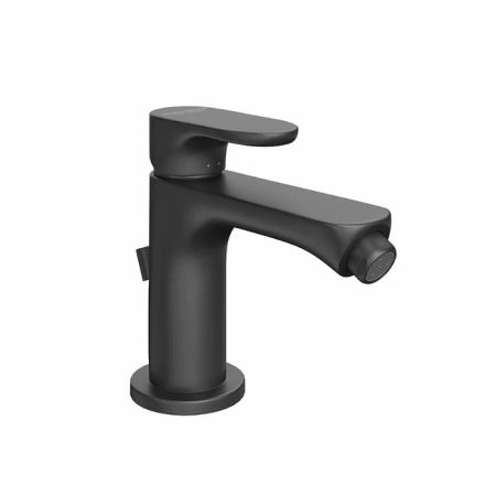 Смеситель для биде OLE однорычажный с донным клапаном, матовый черный, артикул 69425KM.01.093