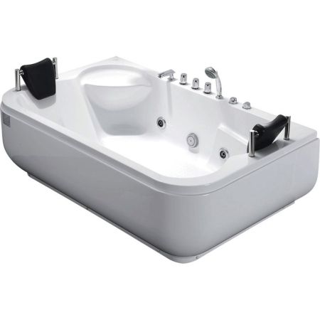 Акриловая ванна Gemy G9085BL 182х116 с гидромассажем, артикул G9085BL