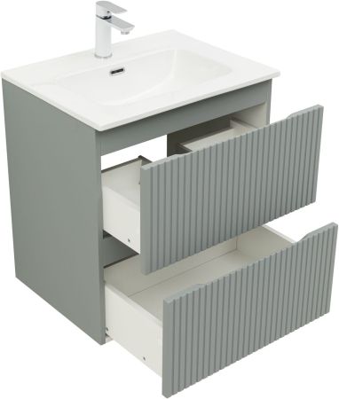 Тумба под раковину Aquanet Джейн (Flat) 60 мисти грин, артикул 00335432