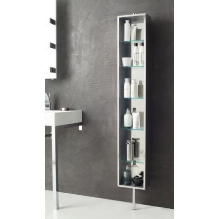 Stil Haus, поворотная колонна на ножке с зеркалом из нержавеющей стали, артикул 850