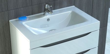 Тумба под раковину Vigo Minor 75 Белая