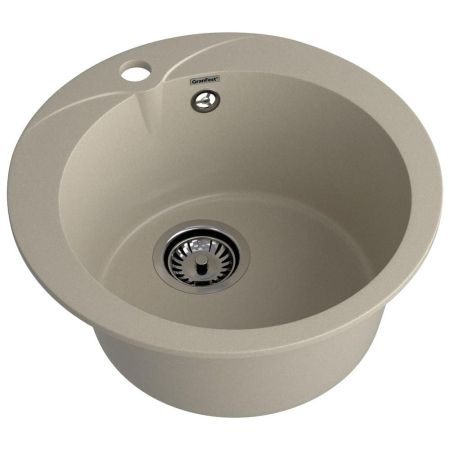 Кухонная мойка GranFest RONDO 480, топаз, артикул R-480 топаз