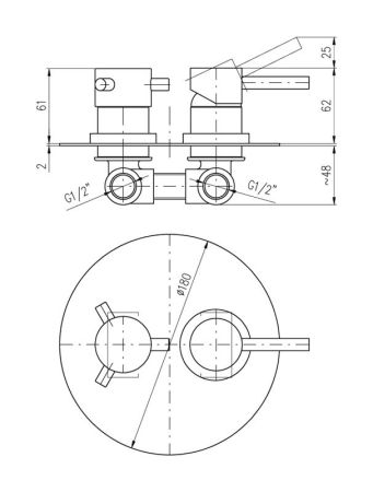 Смеситель для душа Rav Slezak Seina SE986KZ