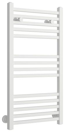 Полотенцесушитель, Сунержа, Модус, водяной, ширина, мм-400, глубина, мм-75, высота, мм-800, подключение-диагональное/нижнее/вертикальное, мощность, Вт-553, материал-нержавеющая сталь, цвет-белый матовый, артикул 30-0250-8040