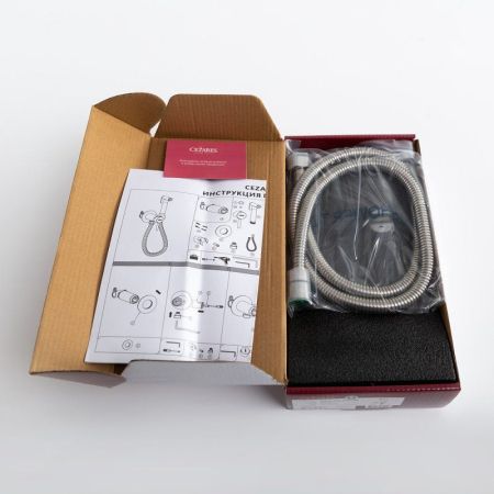 STYLUS-DIF-NOP Гигиенический душ со смесителем, черный матовый, артикул STYLUS-DIF-NOP