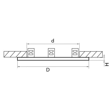 Рамка для светильника Intero 16 Lightstar 217636, артикул 217636