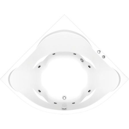 Акриловая ванна Bas Ривьера 161x161 без гидромассажа