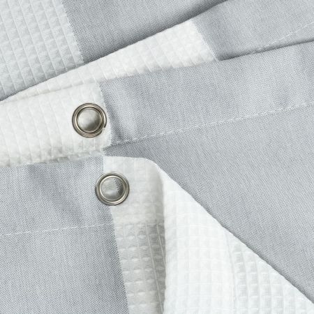 Штора для ванной комнаты FIXSEN VAFEL FX-5020K, белый/серый, артикул FX-5020K