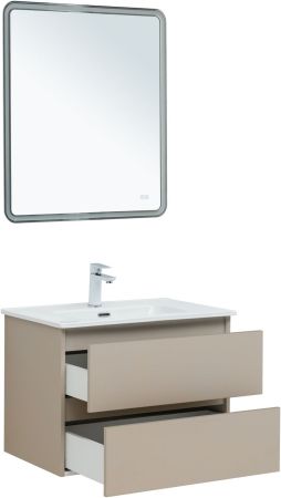 Тумба под раковину Aquanet Вега 2.0 70 бежевый, артикул 00337942