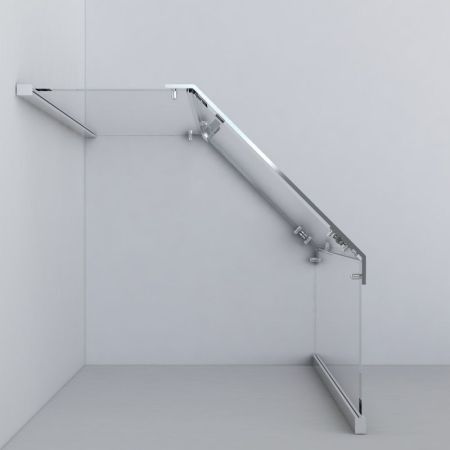 Душевой уголок Vincea Stresa 100x100 VSP-1S100CL профиль Хром стекло прозрачное, артикул VSP-1S100CL