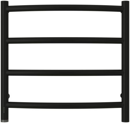 Полотенцесушитель, Сунержа, Галант 4.0, электрический, ширина, мм-532, высота, мм-500, подключение-слева, нагревательный элемент-греющий кабель, мощность, Вт-72, материал-нержавеющая сталь, цвет- черный матовый