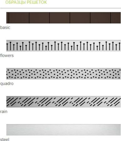 Душевая плита Radaway RadаDrain 119x89 для плитки 8-12 мм с решеткой Flowers, артикул 5DLB1209A/5R065F