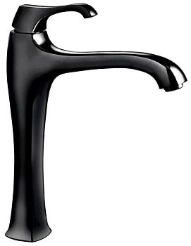 Emmevi Ares, однорычажный кухонный смеситель (излив 21,6 см), без донного клапана, цвет черный матовый