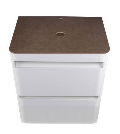 Столешница керамогранит под тумбу "Атлантика 60" MI03, цвет бежевый тёмный, артикул СС-00002232